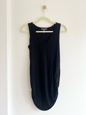 A Pea in the Pod Black Maternity Tank with Side Ruching | Women’s S